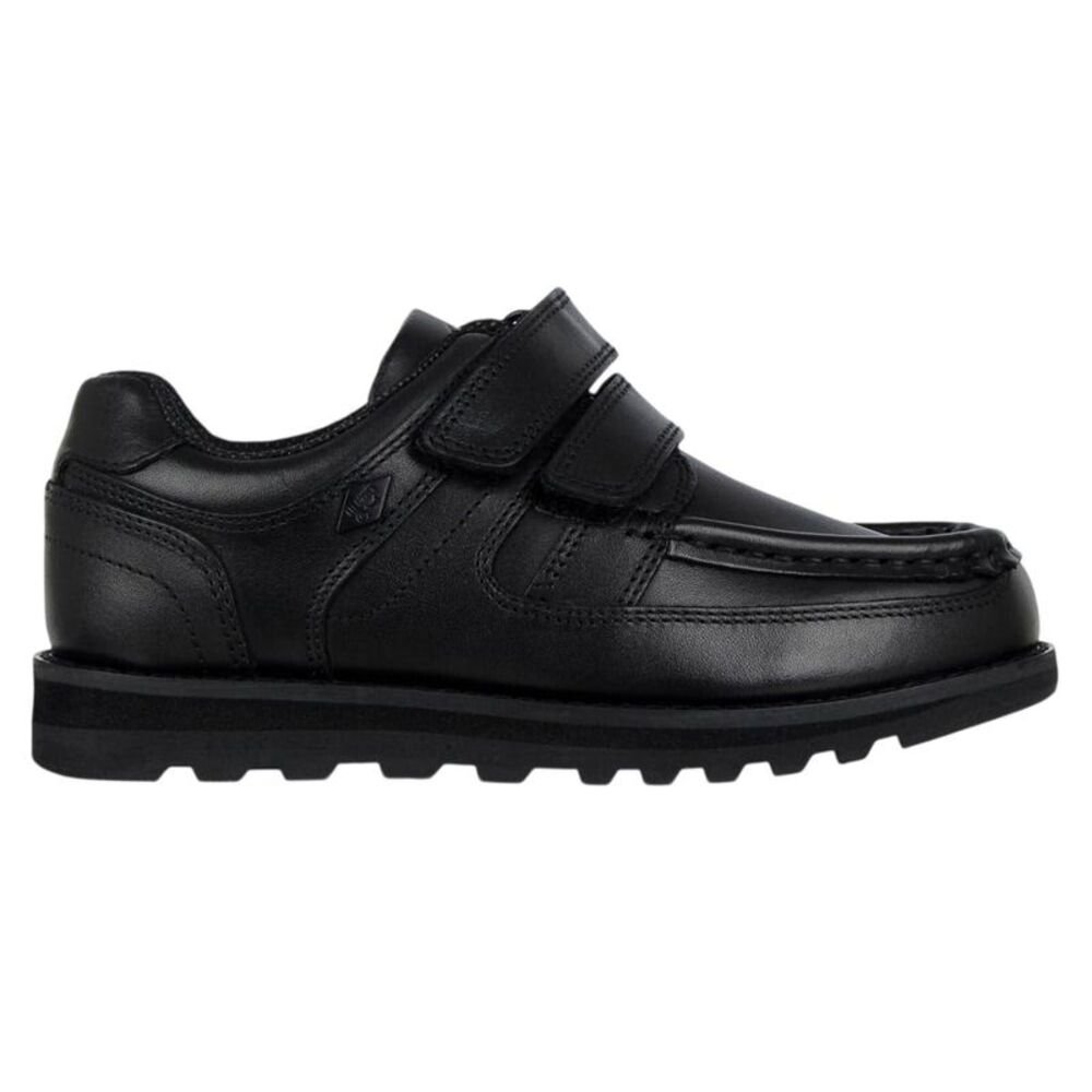 Lee Cooper Childrens/Kids Harrow Vel Leather School Shoes / Black